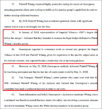▲ 황준철변호사는 지난해 5월21일 약 26년간 근무했던 로펌에서 5월 31일 열흘뒤 해고한다는 통보를 받고 쫓겨났다고 밝혔다.